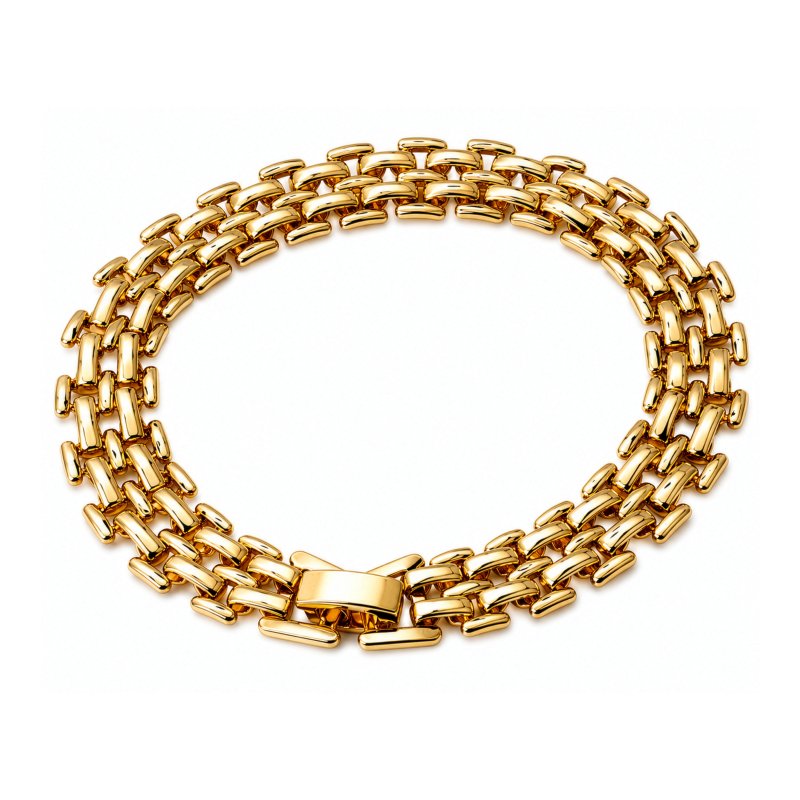 Premium Gold Plated Panther Bracelet (AJ-BR0008-G)