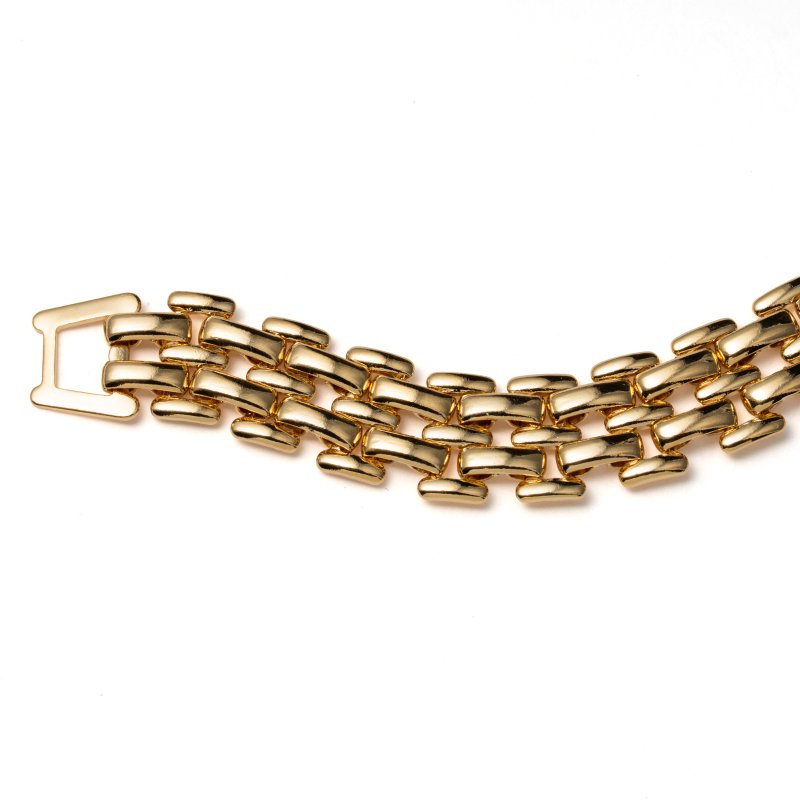Premium Gold Plated Panther Bracelet (AJ-BR0008-G)